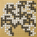 Board position at the end of game WAGC 2007 - Round 7 - Game 5: Gregor Butala vs Lionel Fischer