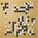 Board position at the end of game WAGC 2007 - Round 7 - Game 8: Noel Mitchell vs Cuong Nguyen