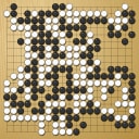 Board position at the end of game WAGC 2007 - Round 7 - Game 2: Tong-ha U vs Jing Yang