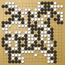 Board position at the end of game WAGC 2007 - Round 7 - Game 10: Zoilo Yanque vs Slobodan Bulic
