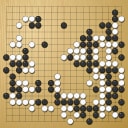 Board position at the end of game WAGC 2007 - Round 8 - Game 4: Benjamin Teuber vs Tugsbilegt Tseveenravdan