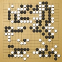 Board position at the end of game WAGC 2007 - Round 8 - Game 8: Gregor Butala vs Vu-Chung Doan