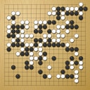 Board position at the end of game WAGC 2007 - Round 8 - Game 3: Merlijn Kuin vs Andrej Kulkov