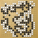 Board position at the end of game WAGC 2008 - Round 1 - Game 9: Manuel Igei vs Alexandr Suponev