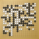 Board position at the end of game WAGC 2008 - Round 2 - Game 2: Dusan Mitic vs Abel Rakotoarisoa