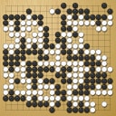 Board position at the end of game WAGC 2008 - Round 2 - Game 9: Narendra Sowal vs Dragan Barisic