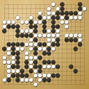 Board position at the end of game WAGC 2008 - Round 3 - Game 4: Jan Hora vs Matthew Macfadyen