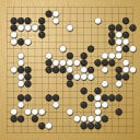 Board position at the end of game WAGC 2008 - Round 4 - Game 6: Martin Putera vs Dragan Barisic