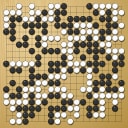 Board position at the end of game WAGC 2008 - Round 5 - Game 10: Daniel Gutierrez vs Martin Sacramento