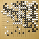 Board position at the end of game WAGC 2008 - Round 5 - Game 2: Frank Janssen vs Fernando Aguilar
