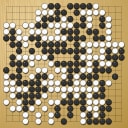 Board position at the end of game WAGC 2008 - Round 6 - Game 4: Jaime Ramirez-Reyes vs Franz-Josef Dickhut