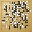Board position at the end of game WAGC 2008 - Round 6 - Game 9: Tran-Chi Thanh vs Abel Rakotoarisoa