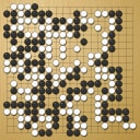 Board position at the end of game WAGC 2008 - Round 7 - Game 11: David Quesada-Garcia vs Ibadat Mamedov