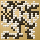Board position at the end of game WAGC 2008 - Round 8 - Game 9: Franz Huettler vs Zaid Zulkifli