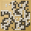 Board position at the end of game WAGC 2009 - Round 1 - Game 7: Dominik Mueller vs Miroslav Poliak