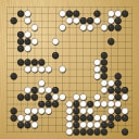 Board position at the end of game WAGC 2009 - Round 2 - Game 1: Mijodrag Stankovic vs Thomas Debarre