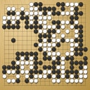 Board position at the end of game WAGC 2009 - Round 3 - Game 6: Brian Gallagher vs Nicholas Roussos