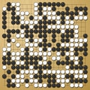 Board position at the end of game WAGC 2009 - Round 3 - Game 1: Jia-Cheng Tan vs Wei He