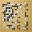 Board position at the end of game WAGC 2009 - Round 3 - Game 10: Mario Aguero-Obando vs Davit Harutyunyan