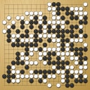 Board position at the end of game WAGC 2009 - Round 4 - Game 4: Csaba Mero vs Dmitrij Surin