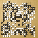 Board position at the end of game WAGC 2009 - Round 4 - Game 5: Merlijn Kuin vs Antti Tormanen