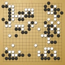 Board position at the end of game WAGC 2009 - Round 4 - Game 3: Santiago Tabares vs Juyong Koh