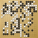 Board position at the end of game WAGC 2009 - Round 5 - Game 10: Javier Gonzalez vs Timotej Suc