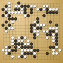 Board position at the end of game WAGC 2009 - Round 6 - Game 6: Eitan Aharoni vs Paisal Thunthadaluk