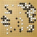 Board position at the end of game WAGC 2009 - Round 6 - Game 9: Emil Bustamante vs Cristiano Garbarini