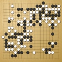 Board position at the end of game WAGC 2009 - Round 7 - Game 2: Antti Tormanen vs Shin-hwan Yu