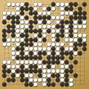 Board position at the end of game WAGC 2009 - Round 8 - Game 7: Boon-Ping Teng vs Matthew Cocke