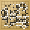 Board position at the end of game WAGC 2009 - Round 8 - Game 6: Zoran Simeunovic vs Carl-Johan Ragnarsson