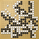 Board position at the end of game WAGC 2010 - Round 1 - Game 6: Janez Janza vs Emil Bustamante