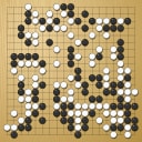 Board position at the end of game WAGC 2010 - Round 2 - Game 1: Yohei Sato vs Tae-weon Cho