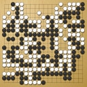 Board position at the end of game WAGC 2010 - Round 2 - Game 5: Yuxiang Lou vs Pal Balogh