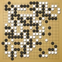 Board position at the end of game WAGC 2010 - Round 3 - Game 3: David Ormerod vs Thomas Hsiang