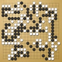 Board position at the end of game WAGC 2010 - Round 4 - Game 1: Leszek Soldan vs Hong-suk Song