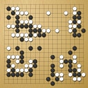 Board position at the end of game WAGC 2010 - Round 6 - Game 3: Fredrik Blomback vs Ondrej Silt