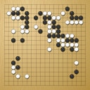 Board position at the end of game WAGC 2010 - Round 6 - Game 4: Kasper Hornbaek vs Yohei Sato