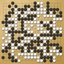 Board position at the end of game WAGC 2010 - Round 7 - Game 2: Chen Wang vs Tae-weon Cho