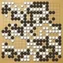 Board position at the end of game WAGC 2010 - Round 7 - Game 4: Yohei Sato vs Ondrej Silt