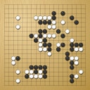 Board position at the end of game WAGC 2010 - Round 8 - Game 3: Zhengxun Chen vs Fredrik Blomback