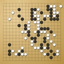 Board position at the end of game WAGC 2011 - Round 1 - Game 7: Husrev Aksut vs Alexander Savchovsky