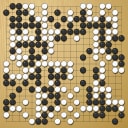 Board position at the end of game WAGC 2011 - Round 1 - Game 9: James Hutchinson vs Gregor Butala