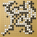 Board position at the end of game WAGC 2011 - Round 2 - Game 4: Khanh-Binh Do vs Zoran Mutabzija