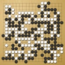 Board position at the end of game WAGC 2011 - Round 3 - Game 7: Salvador Larios vs Zoltan Fodi