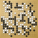 Board position at the end of game WAGC 2011 - Round 3 - Game 4: Xiang Zhang vs Choltit Rattanasetyut