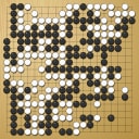 Board position at the end of game WAGC 2011 - Round 4 - Game 11: Manitra Razafindrabe vs Sandeep Dave