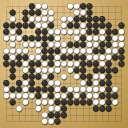 Board position at the end of game WAGC 2011 - Round 5 - Game 9: Corrin Lakeland vs Torben Pedersen