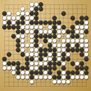 Board position at the end of game WAGC 2011 - Round 5 - Game 10: Davide Minieri vs Alex Selby